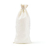 Rectangle Polyester Imitation Burlap Packing Pouches ABAG-N009-01A-01-3