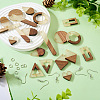 DIY Geometry Earring Making Kit DIY-TA0005-74-5