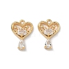 Brass Pave Cubic Zirconia Pendants KK-A286-22G-01-1