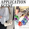 80Pcs 8 Colors Handmade Glass European Beads GLAA-PA0001-03-5