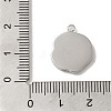 304 Stainless Steel Pendants STAS-B074-08P-02-3