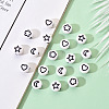 Opaque White Acrylic Beads SACR-YW0001-21B-6