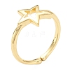 Brass Cuff Rings RJEW-A001-02G-3