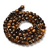 Natural Tiger Eye Beads Strands X-G-B107-B02-02-3