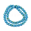Handmade Millefiori Glass Beads Strands X-LAMP-H067-01G-2