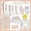 10Pcs Pine Wood Rulers TOOL-FG0001-41-2