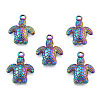 201 Stainless Steel Pendants STAS-N098-174M-2