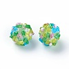 Handmade Bumpy Lampwork Beads LAMP-E021-07C-1