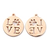 304 Stainless Steel Pendants STAS-F231-038RG-A-2