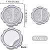 CRASPIRE Adhesive Wax Seal Stickers DIY-CP0009-53B-01-2
