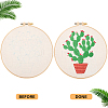 2 Sets 2 Styles DIY Embroidery Kits DIY-GF0009-97B-6