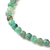 3.5MM Natural Emerald Quartz Round Beads Stretch Bracelet for Women BJEW-JB07413-5