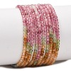 Gradient Color Natural Multicolor Tourmaline Beads Strands G-D110-A02-07-1