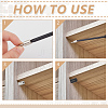 90Pcs 3 Colors Iron Furniture Shelf Support Pegs with Plastic Non-Slip Sleeve AJEW-BC0009-14-3