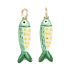 Printed Brass Pendants KK-CBA0A0E-01C-G-1
