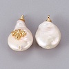 Natural Cultured Freshwater Pearl Pendants PEAR-F008-43G-2