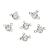 Brass Pave Clear Glass Chandelier Component Links FIND-WH0152-919S-2