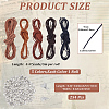 5Pcs 5 Colors Flat Faux Suede Cord LW-CY0001-01-2