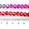 Transparent Painted Glass Beads Strands LS-DGLA-A034-T6mm-A24-3