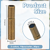 30Pcs 3 Colors Brass Bayonet Clasps KK-OC0001-68-2