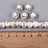 Handmade Foil Glass Beads FOIL-Q001-02J-3