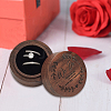 Wooden Rings Storage Gift Boxes CON-WH0109-003-5