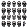 20Pcs Alloy Buttons BUTT-AR0001-39AS-1