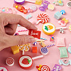 180Pcs 18 Style Resin Cabochons CRES-FW0001-02-5