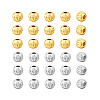 30Pcs 2 Colors 925 Sterling Silver Spacer Beads STER-PH0003-86-6