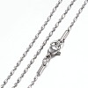 304 Stainless Steel Necklaces STAS-P101-02P-1