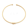 304 Stainless Steel Arm Cuff Bangle Makings AJEW-P127-01G-1
