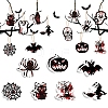 12 Styles Halloween Theme Paper Tags LS-DIY-K60-002-1