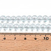 Baking Paint Transparent Glass Beads Strands DGLA-N006-6mm-07-4