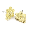 Rack Plating Alloy Stud Earring Finding FIND-C053-09C-G-2