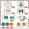 Christmas Theme Acrylic Beads Set OACR-SP0001-20B-2