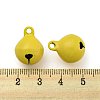 Spray Painted Brass Bell Pendants LS-KK-G281-H11-3