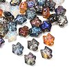 Electroplate Glass Beads GL-CBA1F09-01-1