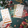 100Pcs 4 Styles Christmas Theme OPP Cellophane Candy Packaging Bags ABAG-TA0002-08-6
