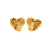 Rack Plating Brass Studs Earrings Finding KK-T072-14G-1