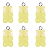 Transparent Resin Pendants HJEW-TAC0007-02B-1