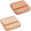 Beech Wood Mobile Phone Holders AJEW-WH0248-153-1