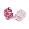 UV Plating Opaque Acrylic Beads MACR-C036-11-3