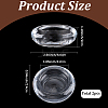 2Pcs Glass Candle Cups AJEW-SC0004-47B-2