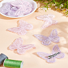 12Pcs 2 Colors Lace Hair Barrettes PHAR-LP0001-01-1