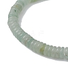 Natural Green Aventurine Disc Beaded Stretch Bracelets BJEW-JB09515-03-2