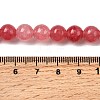 Natural Dyed White Jade Beads Strands G-M402-C03-26-5