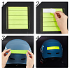 AHADERMAKER 8 Sheets 2 Colors Waterproof PVC Plastic Reflective Stickers DIY-GA0004-04-3