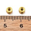 Brass Micro Pave Cubic Zirconia Beads KK-R216-11G-01-3