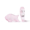 Transparent Spray Painted Glass Beads X1-GLAA-I050-10J-3
