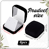 Flocking Jewelry Pendant Storage Boxes CON-WH0089-181C-2